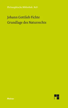 Fichte / Zahn |  Grundlage des Naturrechts | eBook | Sack Fachmedien