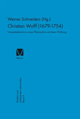 Schneiders | Christian Wolff 1679–1754 | E-Book | www2.sack.de