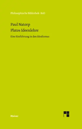 Natorp | Platos Ideenlehre | E-Book | www2.sack.de