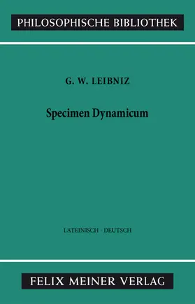 Leibniz / Dosch / Most | Specimen Dynamicum | E-Book | www2.sack.de