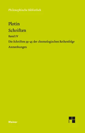 Plotin / Harder |  Schriften. Band IV | eBook | Sack Fachmedien