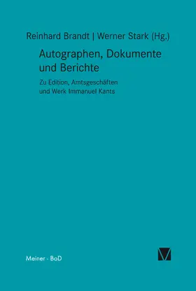 Brandt / Stark |  Autographen, Dokumente und Berichte | eBook | Sack Fachmedien