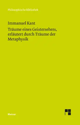 Kant / Kreimendahl / Oberhausen |  Träume eines Geistersehers, erläutert durch Träume der Metaphysik | Buch |  Sack Fachmedien