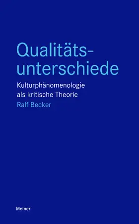 Becker |  Qualitätsunterschiede | eBook | Sack Fachmedien