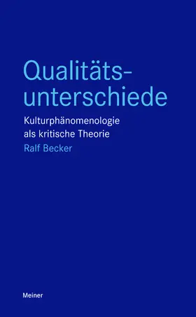 Becker |  Qualitätsunterschiede | eBook | Sack Fachmedien