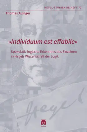 Auinger |  »Individuum est effabile« | Buch |  Sack Fachmedien