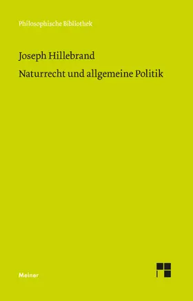 Hillebrand / Stiening / Roth |  Naturrecht und allgemeine Politik | eBook | Sack Fachmedien