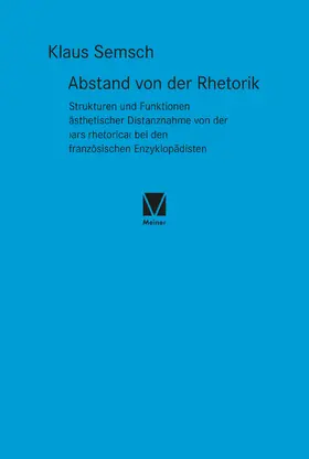 Semsch |  Abstand von der Rhetorik | eBook | Sack Fachmedien