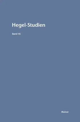 Jaeschke / Siep |  Hegel-Studien Band 45 | Buch |  Sack Fachmedien