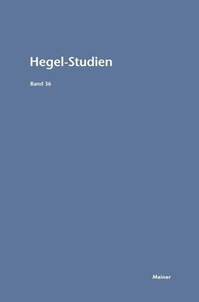Jaeschke / Siep | Hegel-Studien Band 36 | Buch | 978-3-7873-4227-3 | sack.de