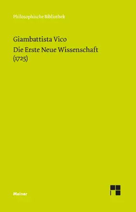 Vico / Trabant |  Die Erste Neue Wissenschaft (1725) | eBook | Sack Fachmedien
