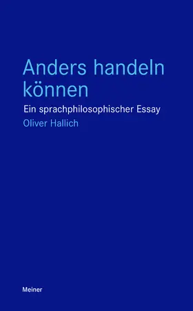 Hallich |  Anders handeln können | Buch |  Sack Fachmedien