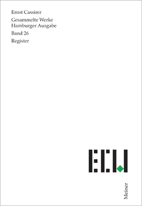 Cassirer / Recki |  Register | eBook | Sack Fachmedien