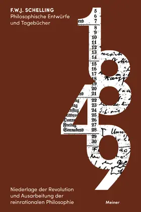 Schelling / Schraven |  Philosophische Entwürfe und Tagebücher 1849 | Buch |  Sack Fachmedien