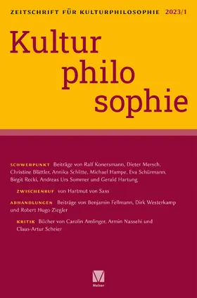 Bermes / Becker / Westerkamp |  Kulturphilosophie | Buch |  Sack Fachmedien