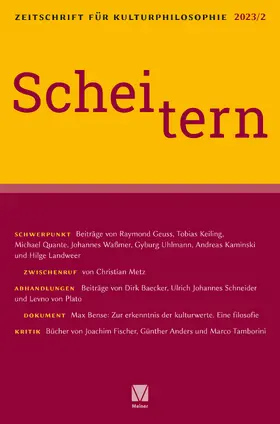 Becker / Bermes / Westerkamp | Scheitern | Buch | 978-3-7873-4631-8 | sack.de