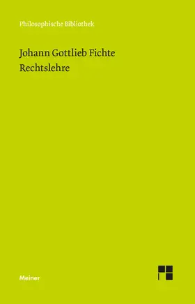 Fichte / Schottky / Schulz |  Rechtslehre | Buch |  Sack Fachmedien