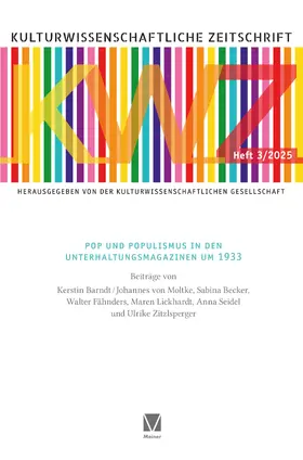 Seidel / Lickhardt |  Pop und Populismus in den Unterhaltungsmagazinen um 1933 | Buch |  Sack Fachmedien