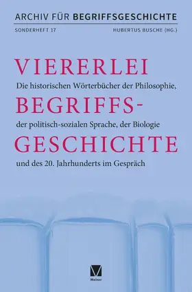 Busche | Viererlei Begriffsgeschichte | E-Book | sack.de