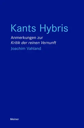 Vahland | Kants Hybris | E-Book | www2.sack.de