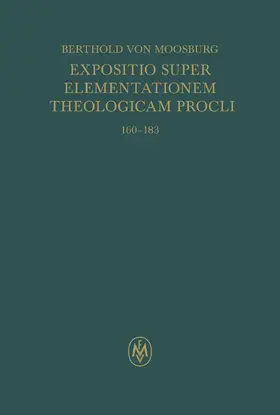 Jeck / Tautz | Expositio super Elementationem theologicam Procli. Propositiones 160–183 | E-Book | www2.sack.de