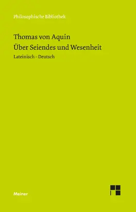 Seidl | Über Seiendes und Wesenheit | Buch | 978-3-7873-5185-5 | www2.sack.de