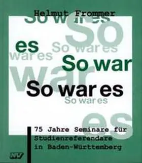 Frommer |  So war es | Buch |  Sack Fachmedien