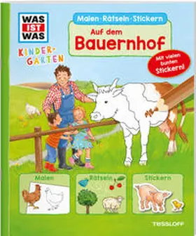 Schuhmann |  WAS IST WAS Kindergarten Malen Rätseln Stickern Auf dem Bauernhof | Buch |  Sack Fachmedien