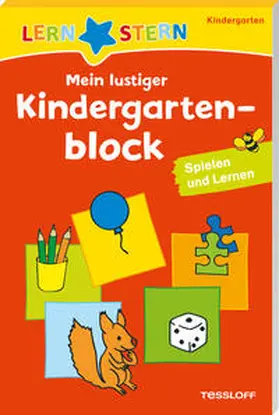  Lernstern: Mein lustiger Kindergartenblock. Spielen und Lernen ab 3 Jahren | Buch |  Sack Fachmedien