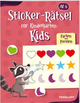  Sticker-Rätsel für Kindergarten-Kids. Farben und Formen | Buch |  Sack Fachmedien