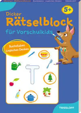  Dicker Rätselblock für Vorschulkids. Buchstaben, Logisches Denken | Buch |  Sack Fachmedien