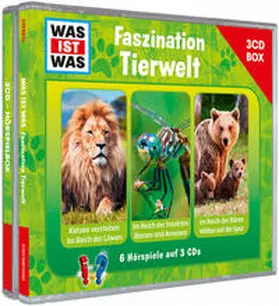 Falk / Haderer / Baur |  WAS IST WAS 3-CD-Hörspielbox Faszination Tierwelt | Sonstiges |  Sack Fachmedien