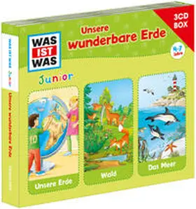 Tessloff Verlag Ragnar Tessloff GmbH & Co.KG |  WAS IST WAS Junior 3-CD Hörspielbox. Unsere wunderbare Erde | Sonstiges |  Sack Fachmedien