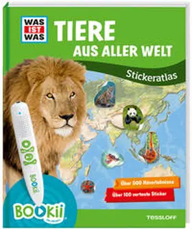 Tessloff Verlag Ragnar Tessloff GmbH & Co.KG |  BOOKii® WAS IST WAS Stickeratlas Tiere aus aller Welt | Buch |  Sack Fachmedien