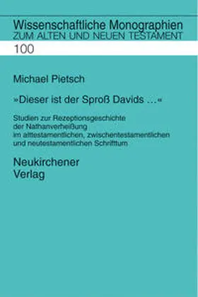 Pietsch |  Dieser ist der Spross Davids ... | Buch |  Sack Fachmedien