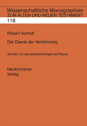 Vorholt |  Der Dienst der Versöhnung | Buch |  Sack Fachmedien