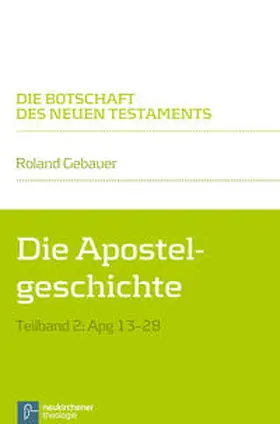 Gebauer |  Die Apostelgeschichte | Buch |  Sack Fachmedien