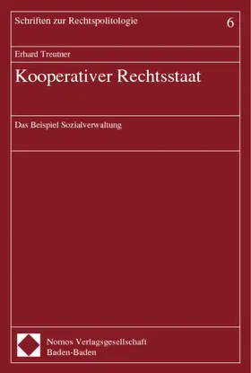 Treutner |  Kooperativer Rechtsstaat | Buch |  Sack Fachmedien