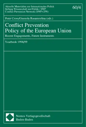 Cross / Rasamoelina |  Conflict Prevention Policy of the European Union | Buch |  Sack Fachmedien