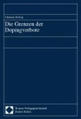 Prokop |  Die Grenzen der Dopingverbote | Buch |  Sack Fachmedien