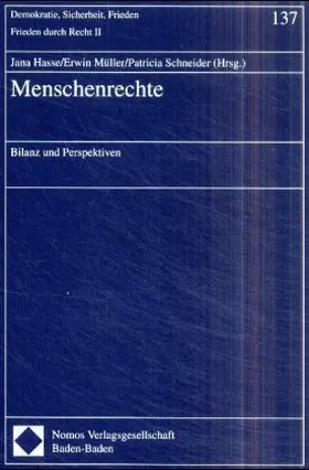 Hasse / Müller / Schneider |  Menschenrechte | Buch |  Sack Fachmedien