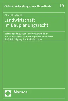  Landwirtschaft im Bauplanungsrecht | Buch |  Sack Fachmedien
