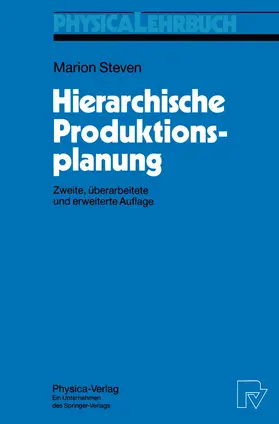Steven |  Hierarchische Produktionsplanung | Buch |  Sack Fachmedien