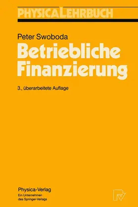 Swoboda |  Betriebliche Finanzierung | Buch |  Sack Fachmedien