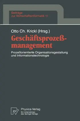 Krickl |  Geschäftsprozeßmanagement | Buch |  Sack Fachmedien