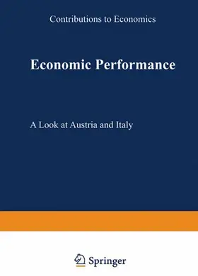 Punzo / Böhm |  Economic Performance | Buch |  Sack Fachmedien