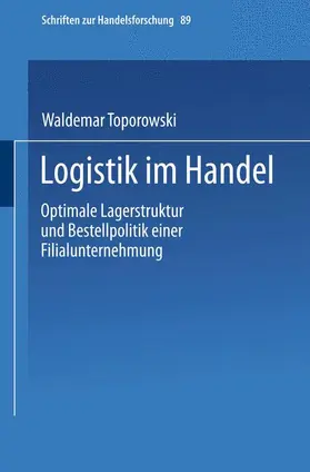 Toporowski |  Logistik im Handel | Buch |  Sack Fachmedien