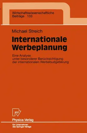 Streich |  Internationale Werbeplanung | Buch |  Sack Fachmedien