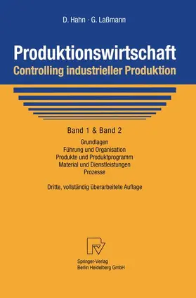 Laßmann / Hahn |  Produktionswirtschaft - Controlling industrieller Produktion | Buch |  Sack Fachmedien