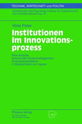 Peter |  Institutionen im Innovationsprozess | Buch |  Sack Fachmedien